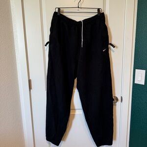 Men's Nike Solo Swoosh Sweatpants - Black - XL TALL